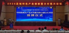 燕谷坊集团乡村振兴特色新农业获奖,